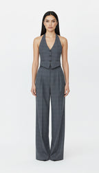 GARTER YÜN PALAZZO PANTOLON