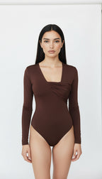 PRIYA KAHVERENGİ BODYSUIT