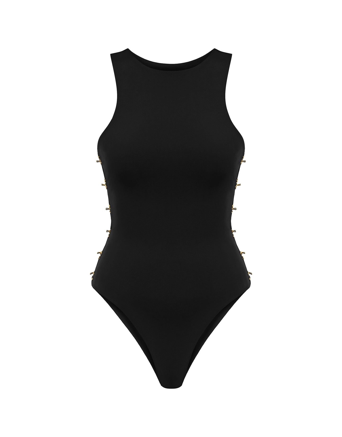 FAYE SİYAH HALTER BODYSUIT