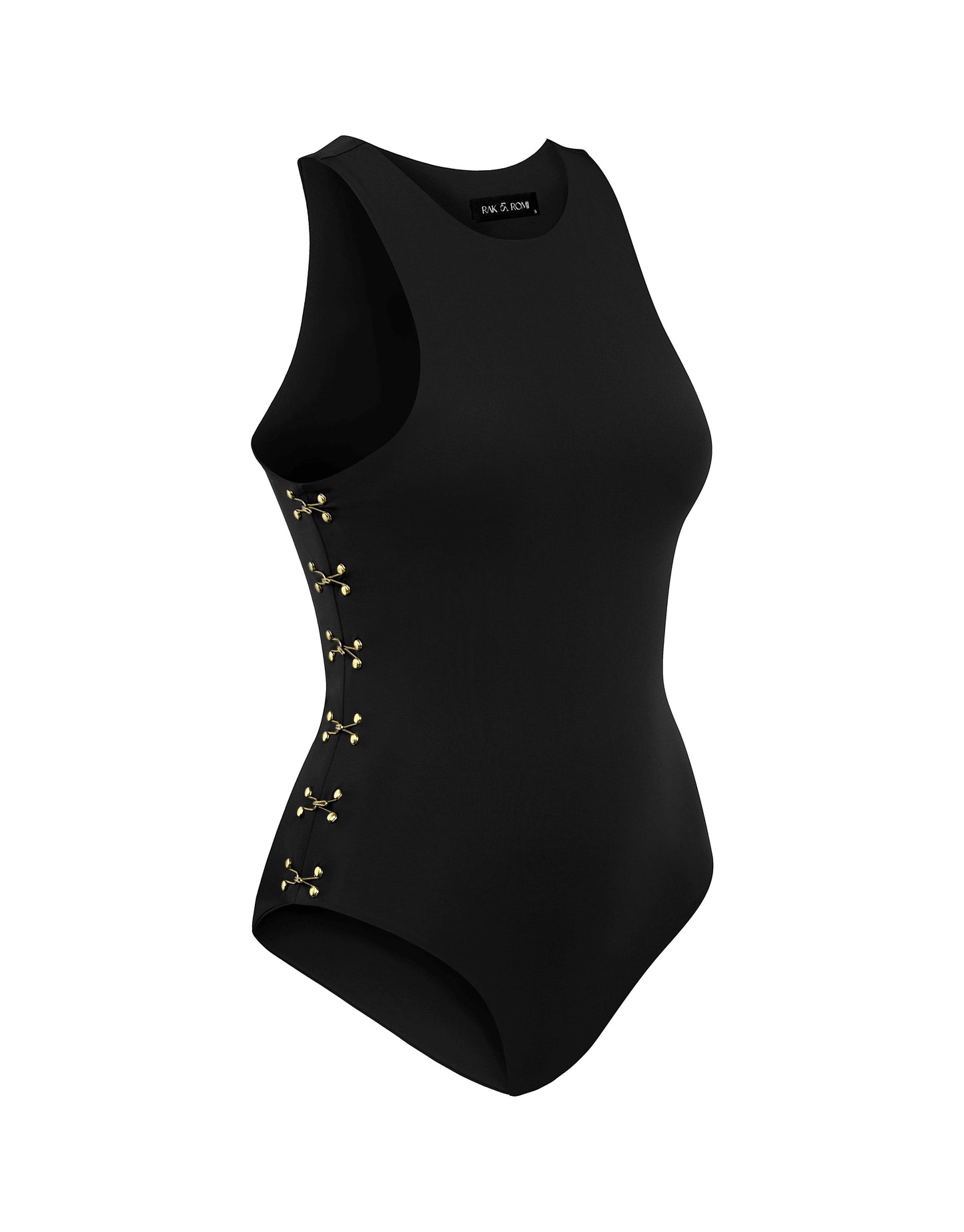 FAYE SİYAH HALTER BODYSUIT