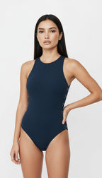 FAYE LACİVERT HALTER BODYSUIT