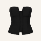 GRACE SİYAH STRAPLEZ KORSE