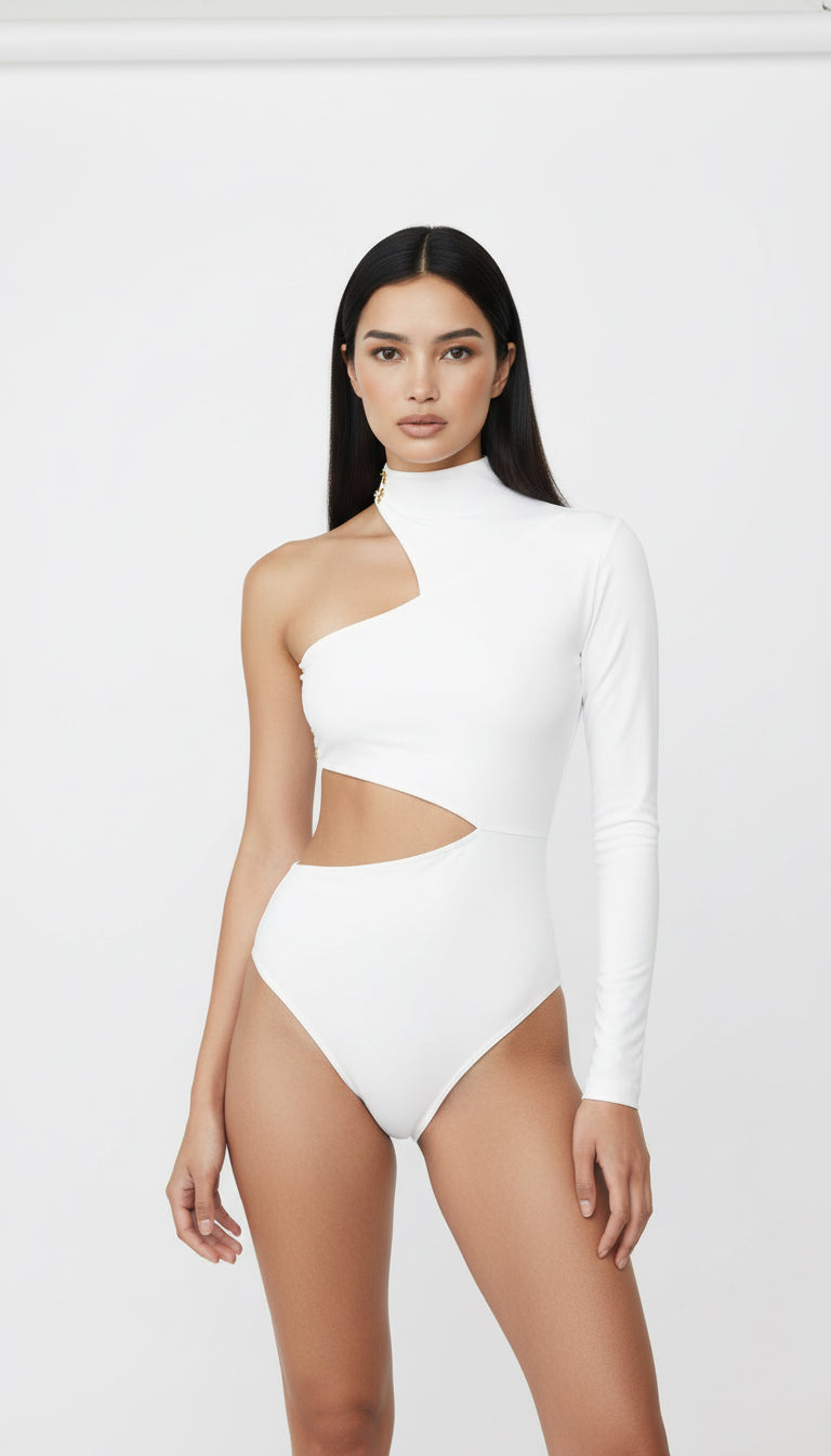 AMBRA WHITE BODYSUIT