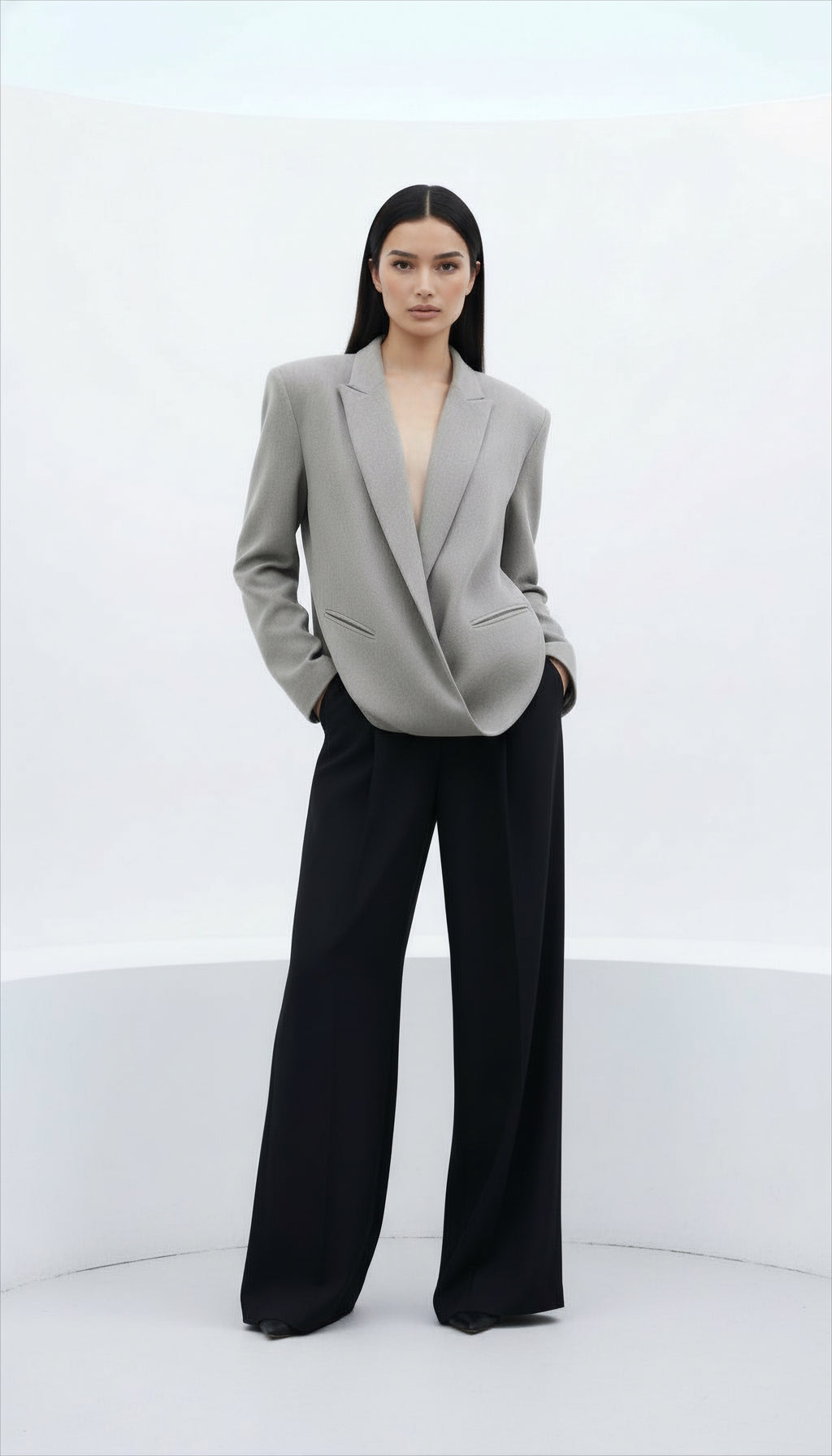 BONE KRUVAZE DETAYLI YÜN BLAZER CEKET