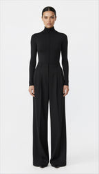 NENSI BOĞAZLI SİYAH BODYSUIT