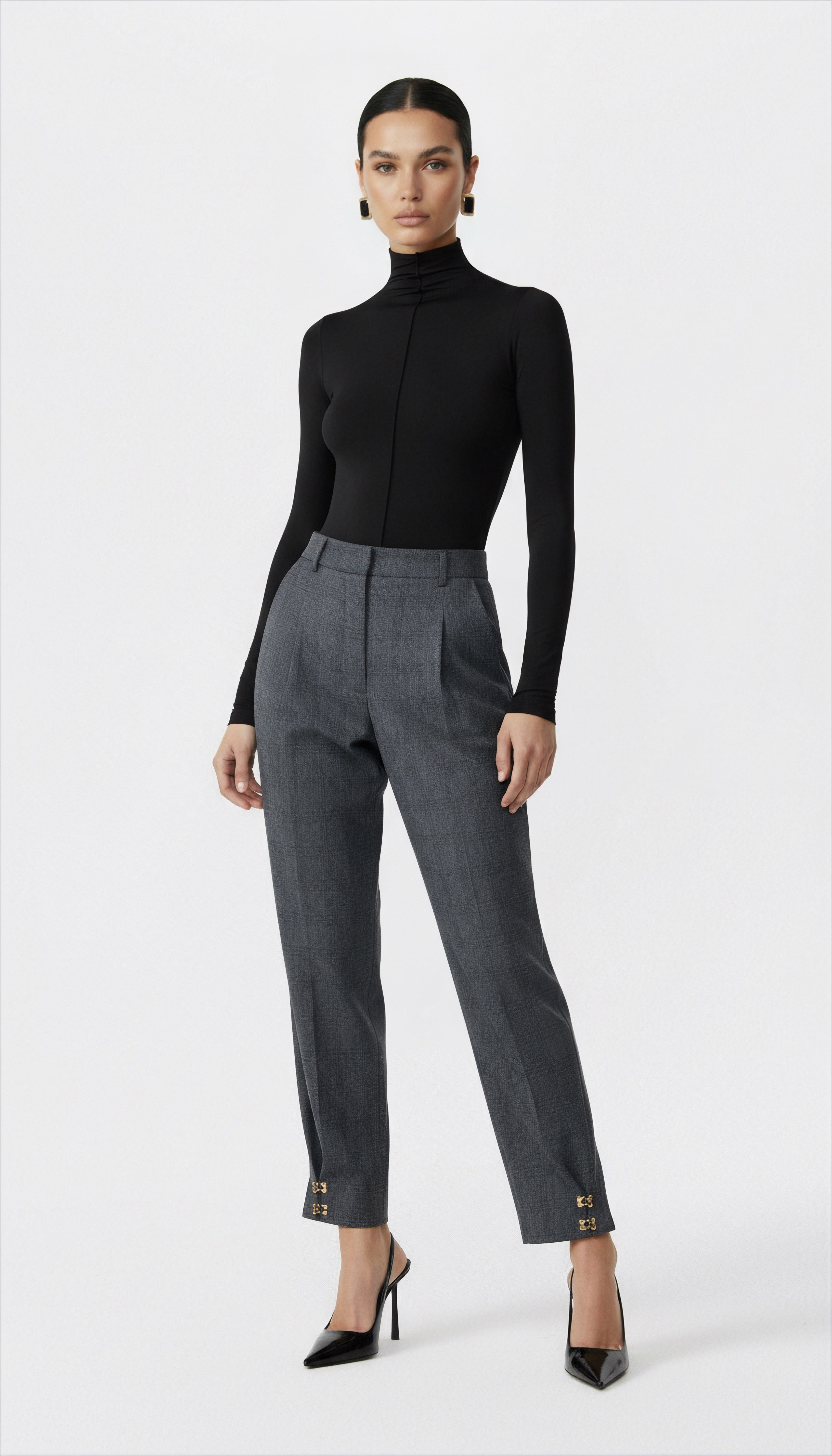 ELFI YÜN AGRAF DETAYLI PANTOLON