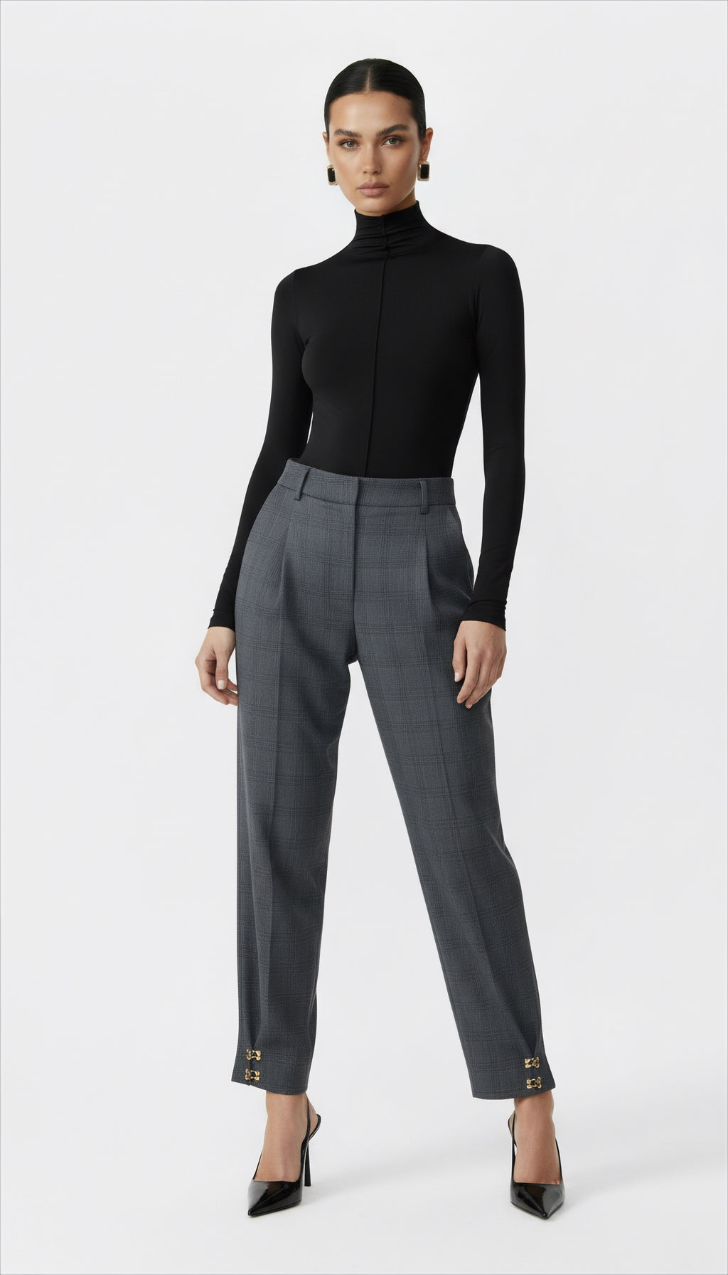 ELFI YÜN AGRAF DETAYLI PANTOLON