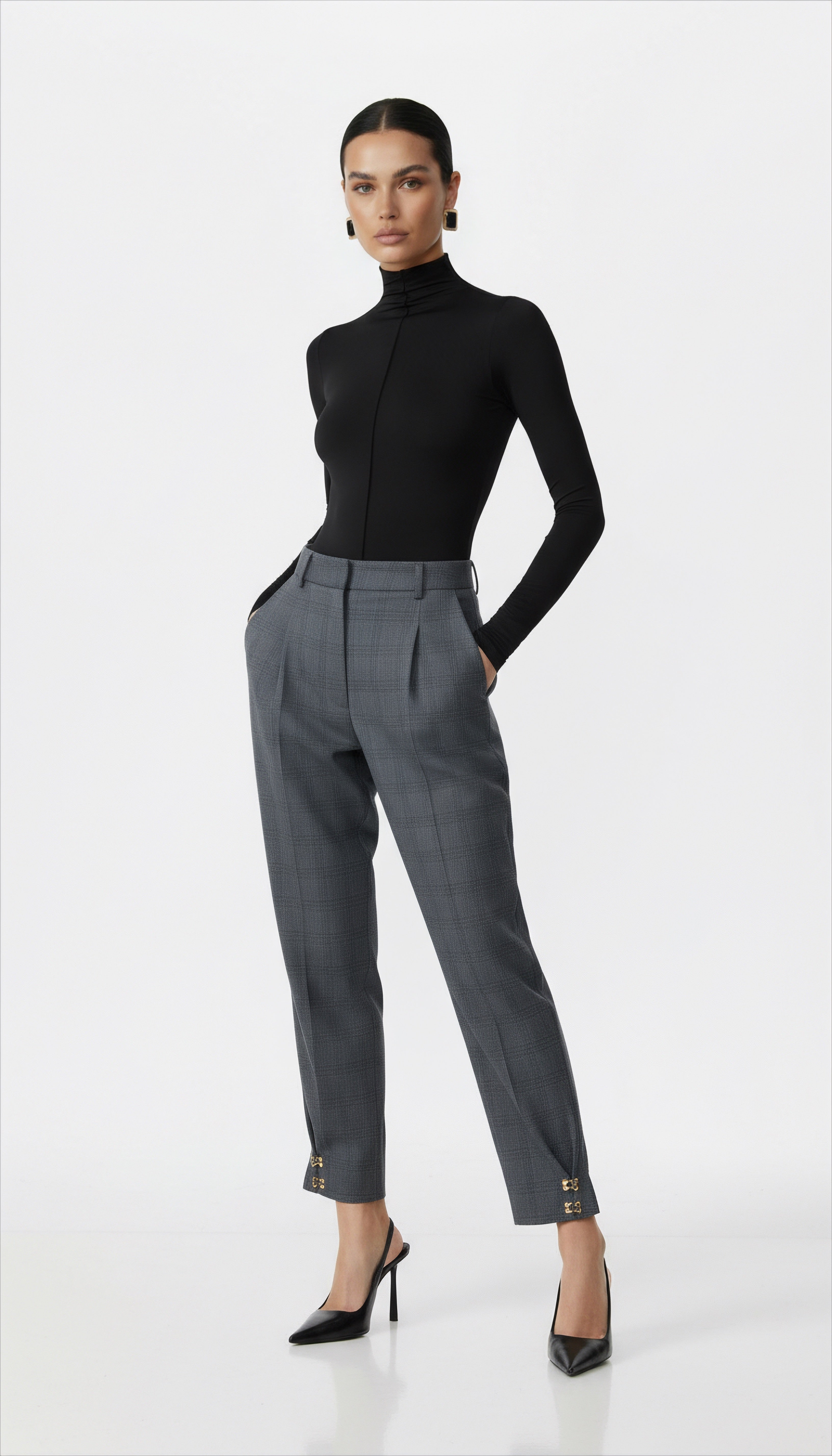 ELFI YÜN AGRAF DETAYLI PANTOLON