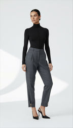 ELFI YÜN AGRAF DETAYLI PANTOLON