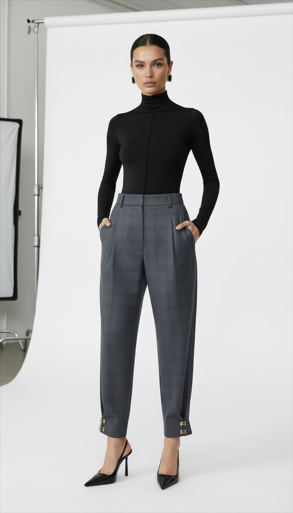 ELFI YÜN AGRAF DETAYLI PANTOLON