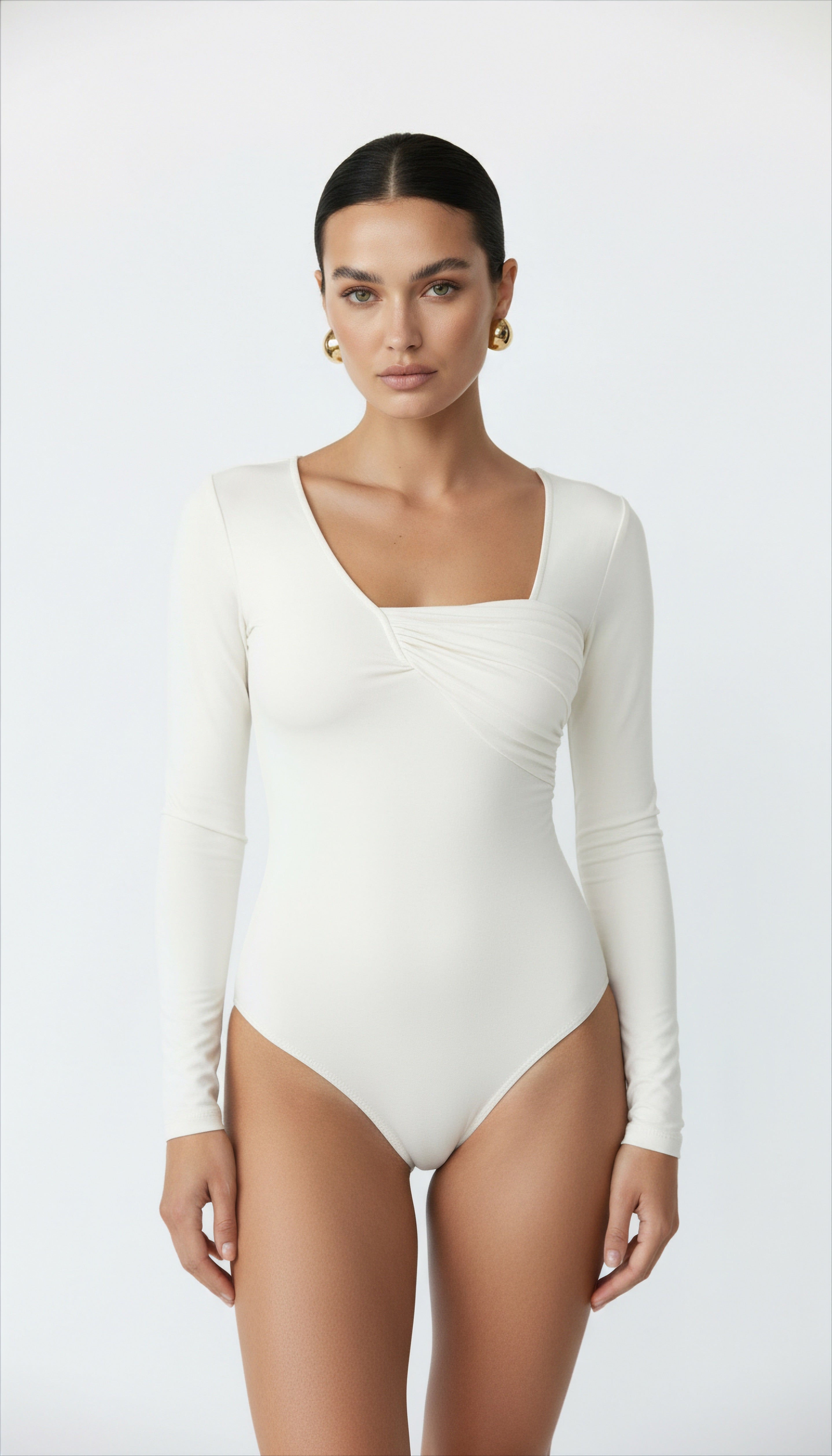 PRIYA EKRU BODYSUIT
