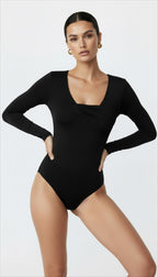 PRIYA SİYAH BODYSUIT