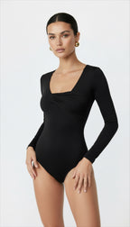 PRIYA SİYAH BODYSUIT