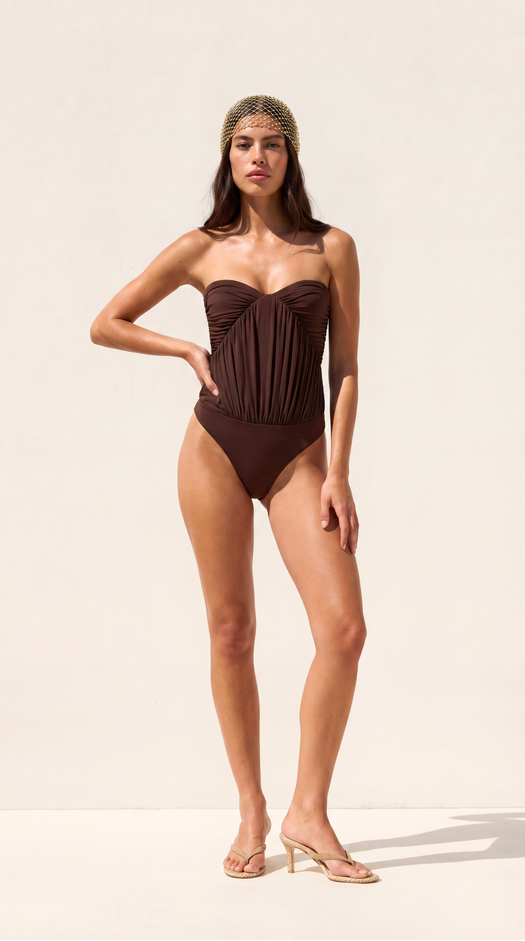 JEMMA KAHVERENGİ BÜSTİYER BODYSUIT